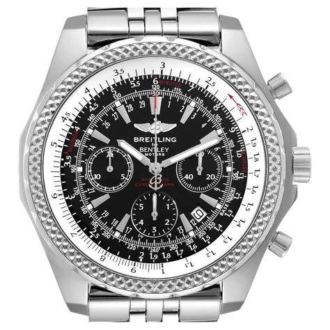 breitling bentley black dial 10074|Breitling for Bentley release.